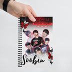 Custom Kpop Idol Notebook: Ruled Line Spiral Notebook