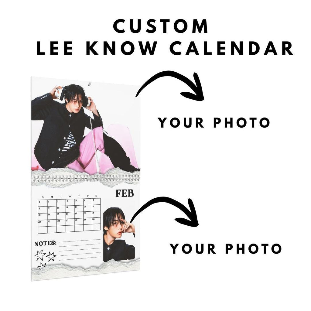 Custom 2026 Lee know Stray kids calendar