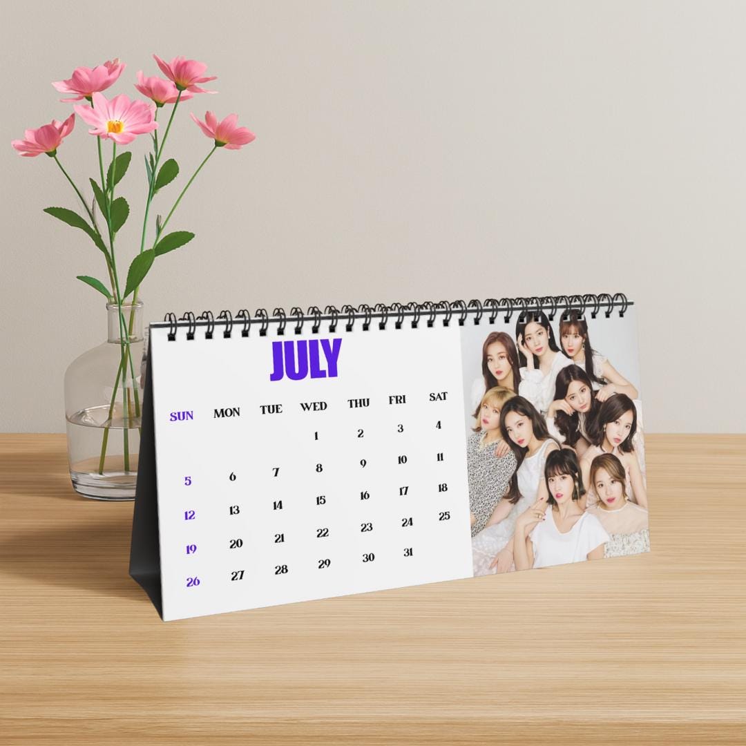 Custom 2026 kpop desk Calendar