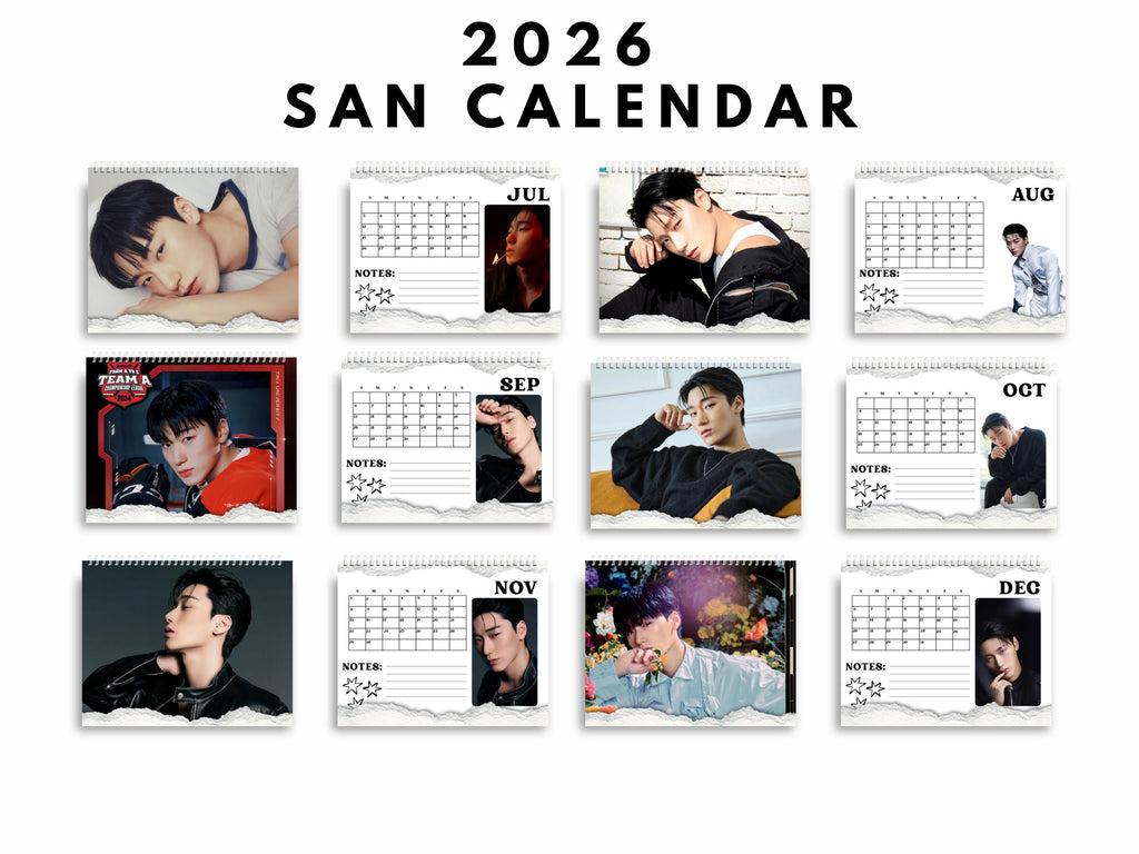 Custom San calendar  2026