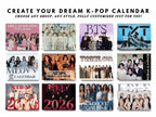 Custom 2026 K-Pop Calendar