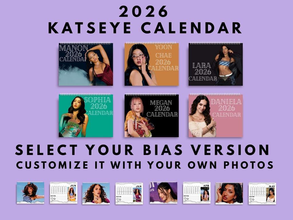 Katseye 2026 Wall Calendar
