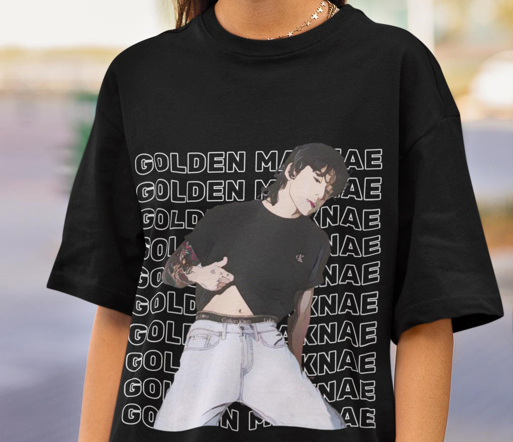 Jungkook Golden Maknae Shirt: Kpop Fan Tee