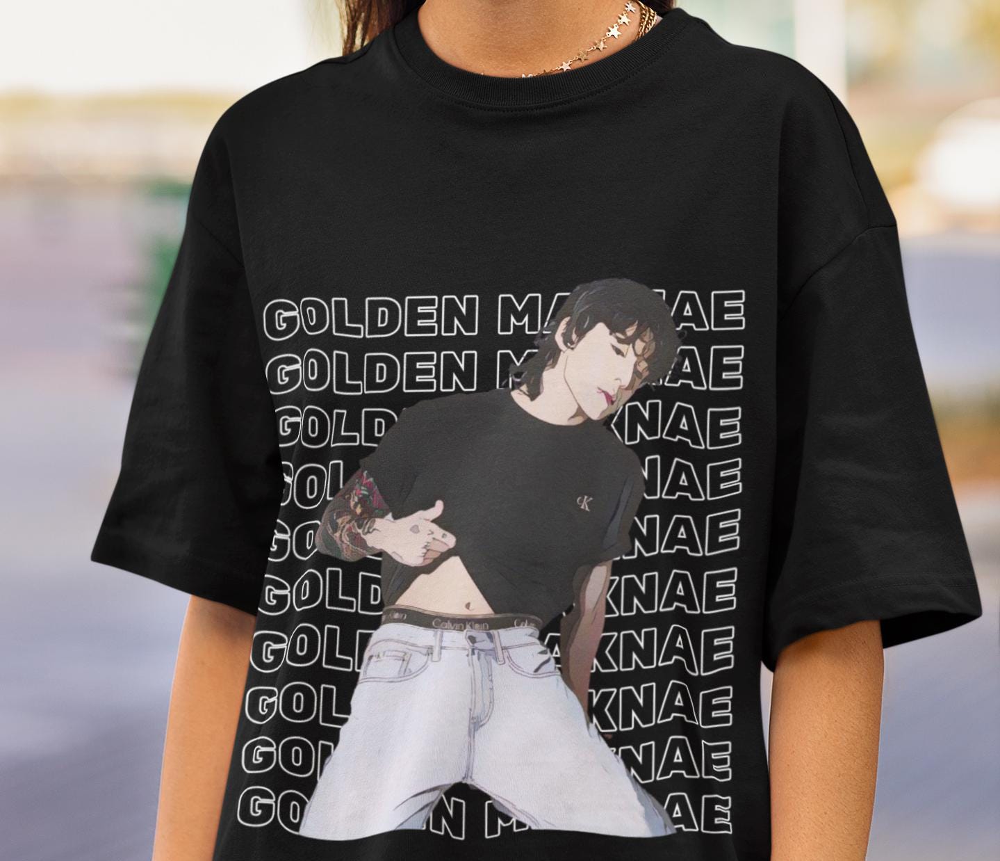Jungkook Golden Maknae Shirt: Kpop Fan Tee