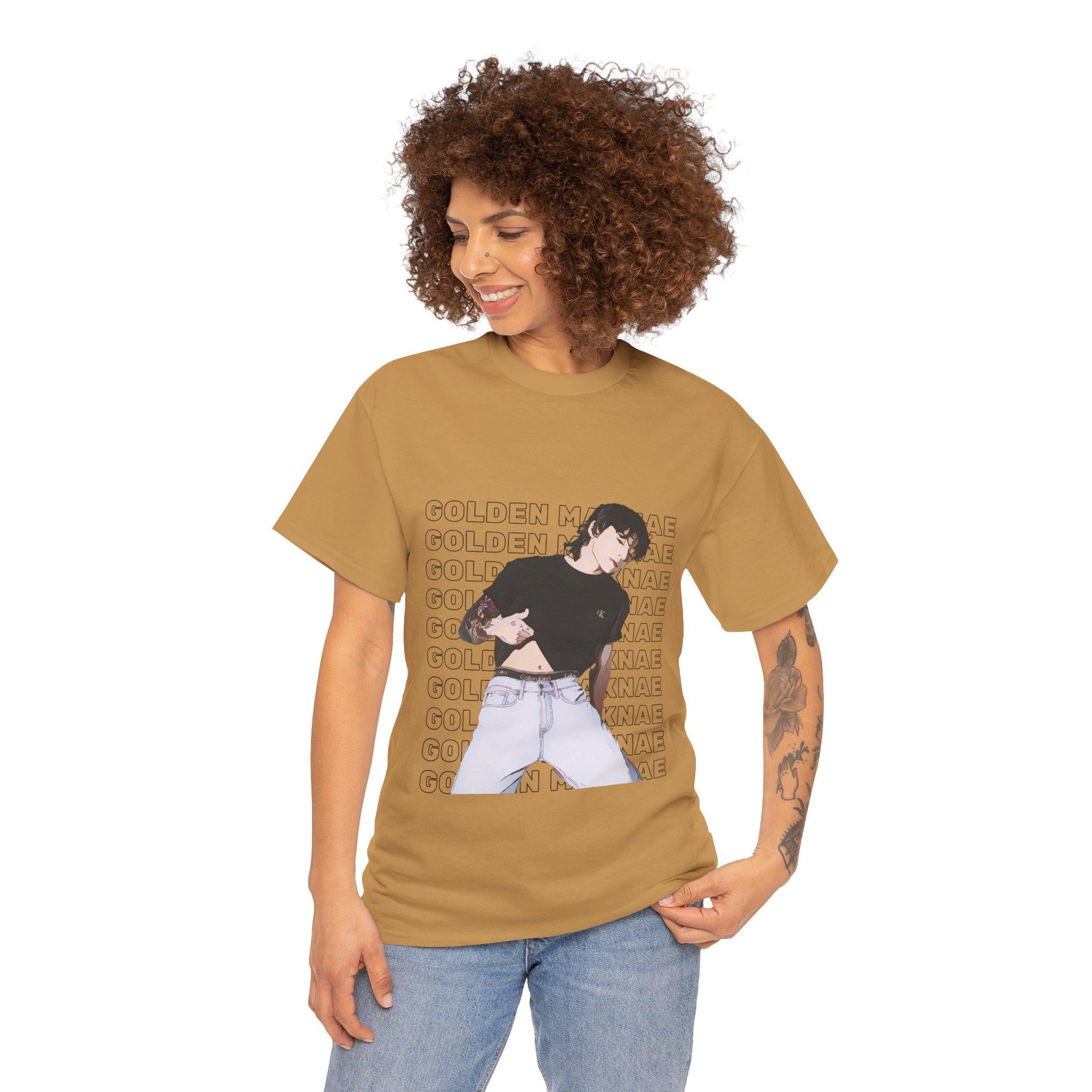 Jungkook Golden Maknae Shirt: Kpop Fan Tee