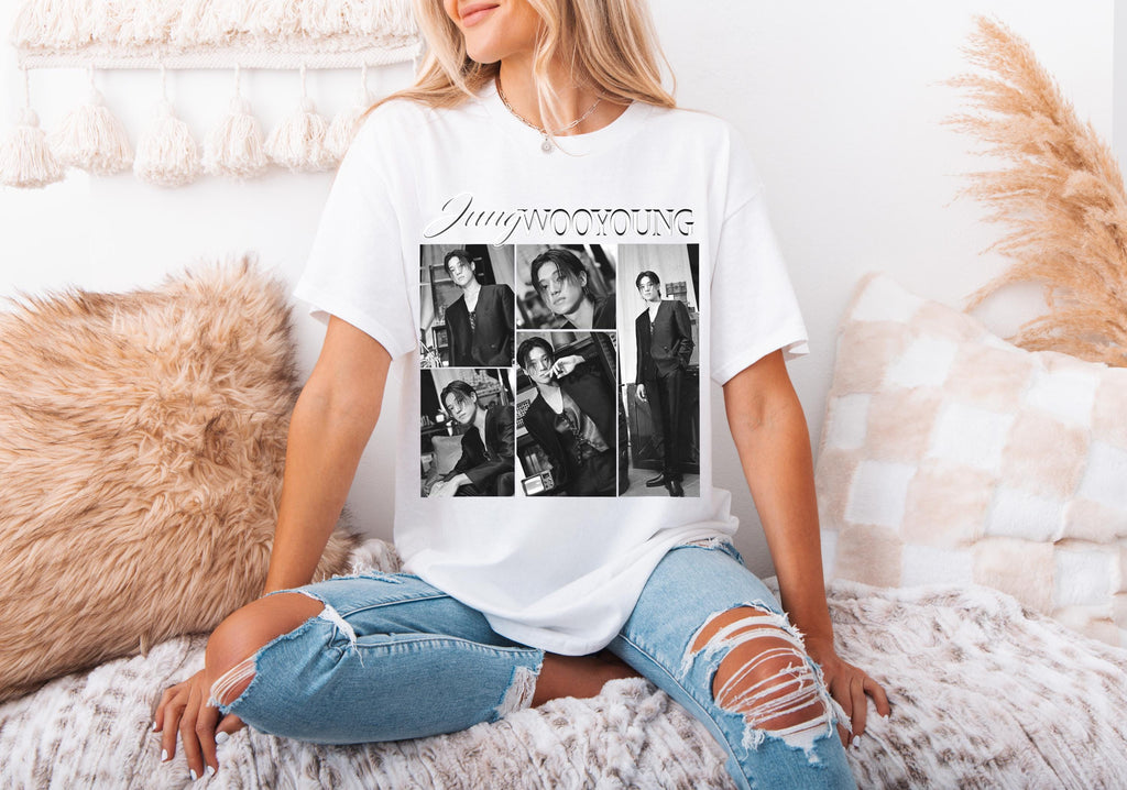 Vintage Wooyoung Ateez Shirt