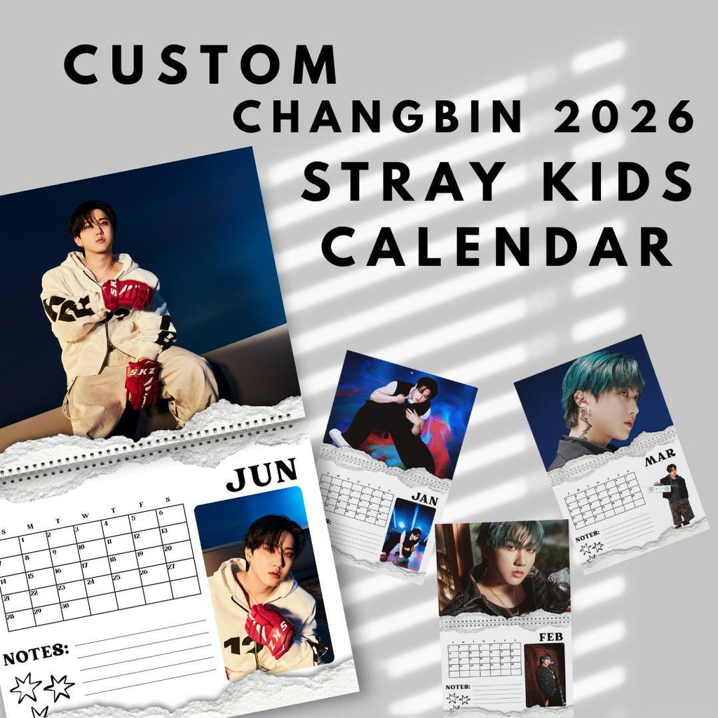 Custom 2026 Changbin Stray kids calendar