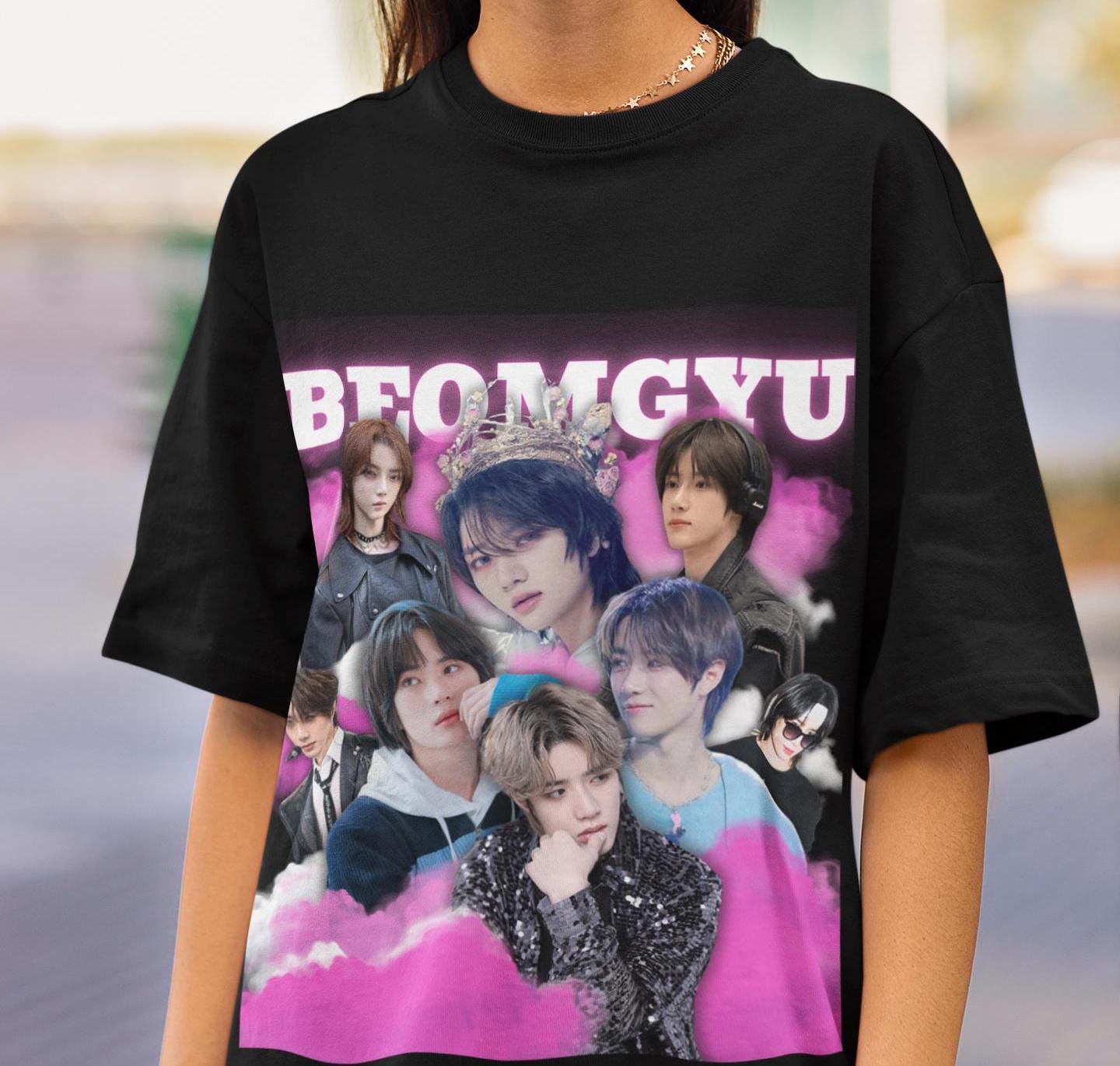 Custom K-Pop T-Shirt: Personalized Name & Design, US Cotton Tee