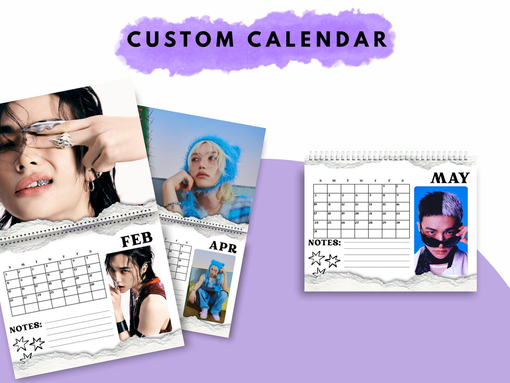 Custom 2026 Hyunjin Stray kids calendars
