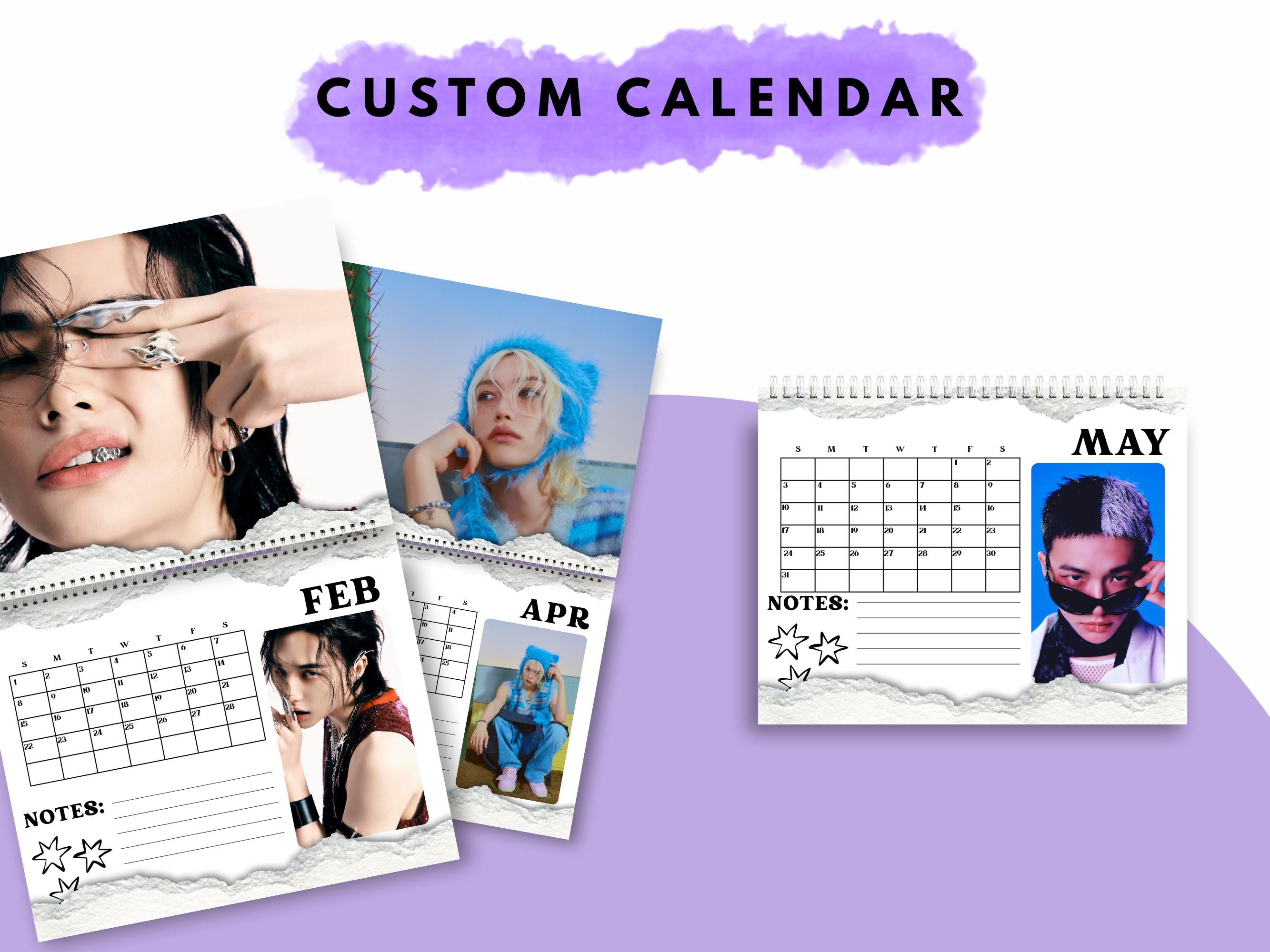 Custom 2026 Hyunjin Stray kids calendars