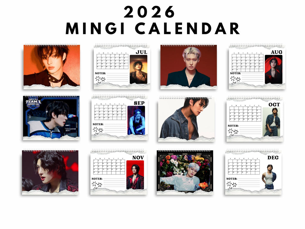 Custom Mingi calendar  2026
