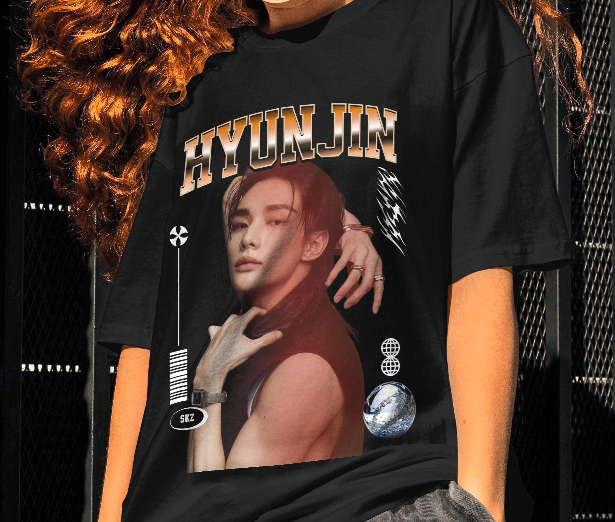 Hyunjin Straykids Graphic Tee: Vintage Kpop Shirt for STAY