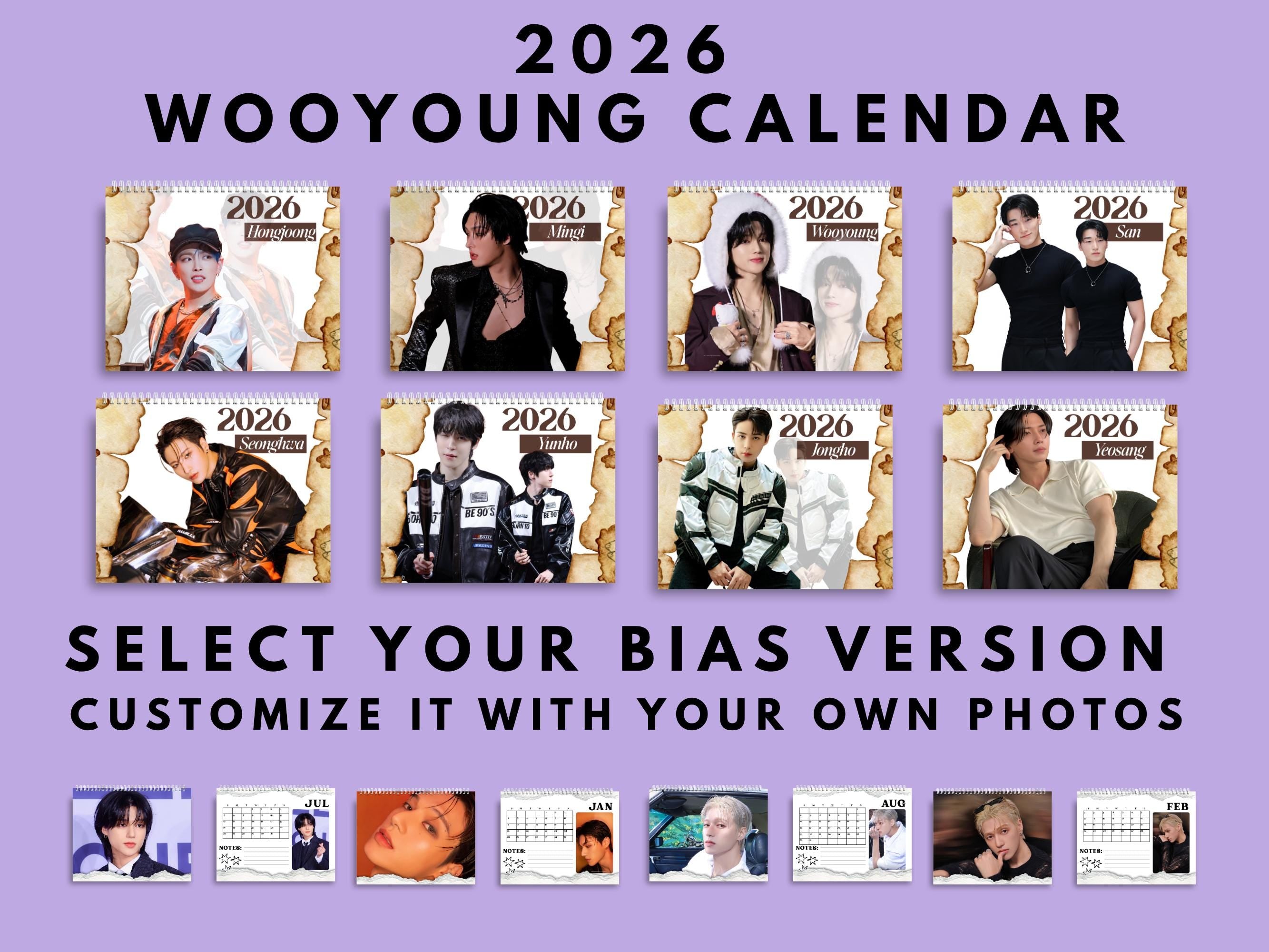 Custom 2026 Wooyoung Calendar