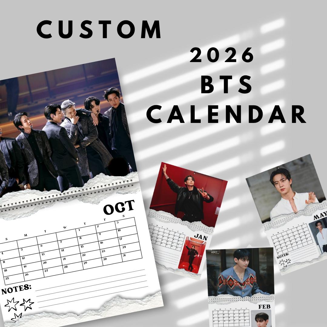 Bts wall calendar