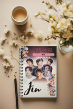 Custom Kpop Idol Notebook: Ruled Line Spiral Notebook