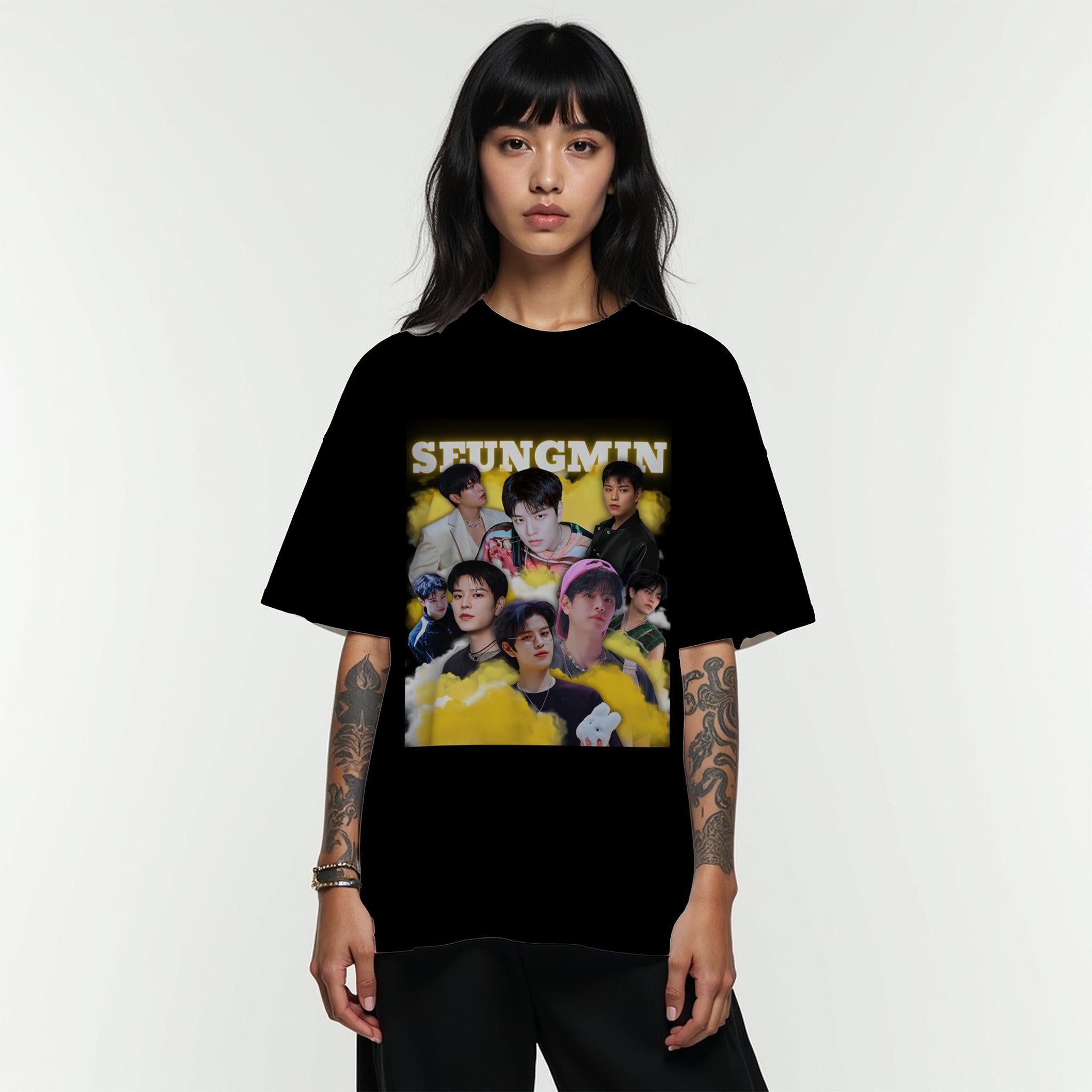 Seungmin Stray Kids Graphic Tee: K-Pop Fancam Unisex Shirt