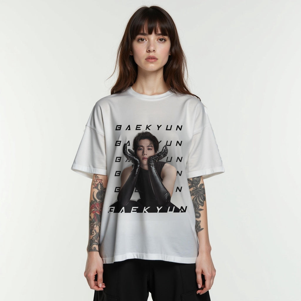 Baekhyun Kpop Comfort Colors Tee: Oversized EXO Fan Shirt