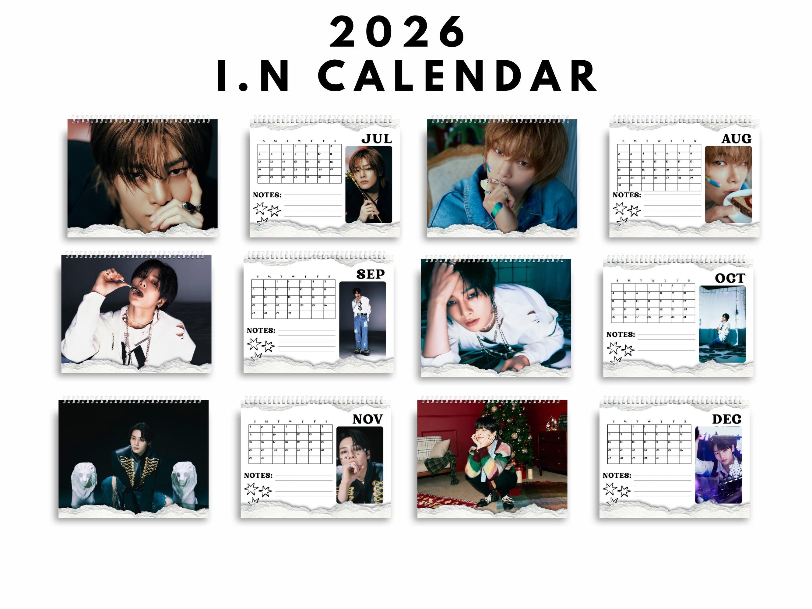 Custom IN Stray kids calendar