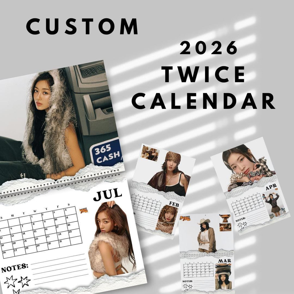 Custom 2026 TWICE K-Pop Calendar