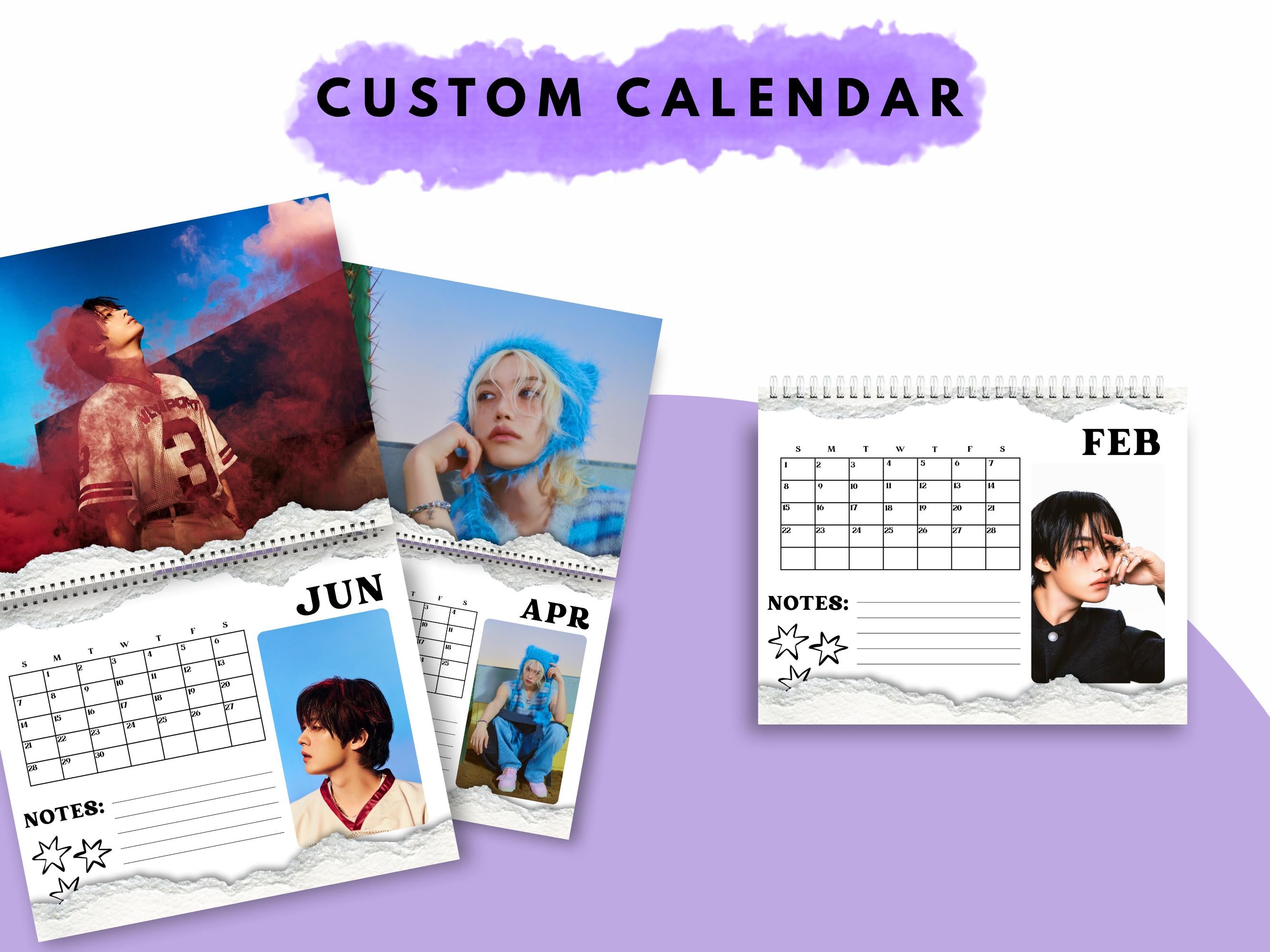 Custom 2026 Lee know Stray kids calendar