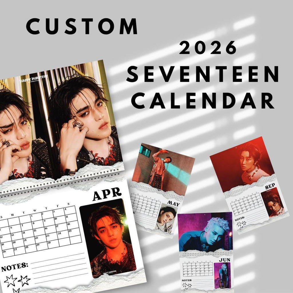 Custom Seventeen 2026 wall Calendar
