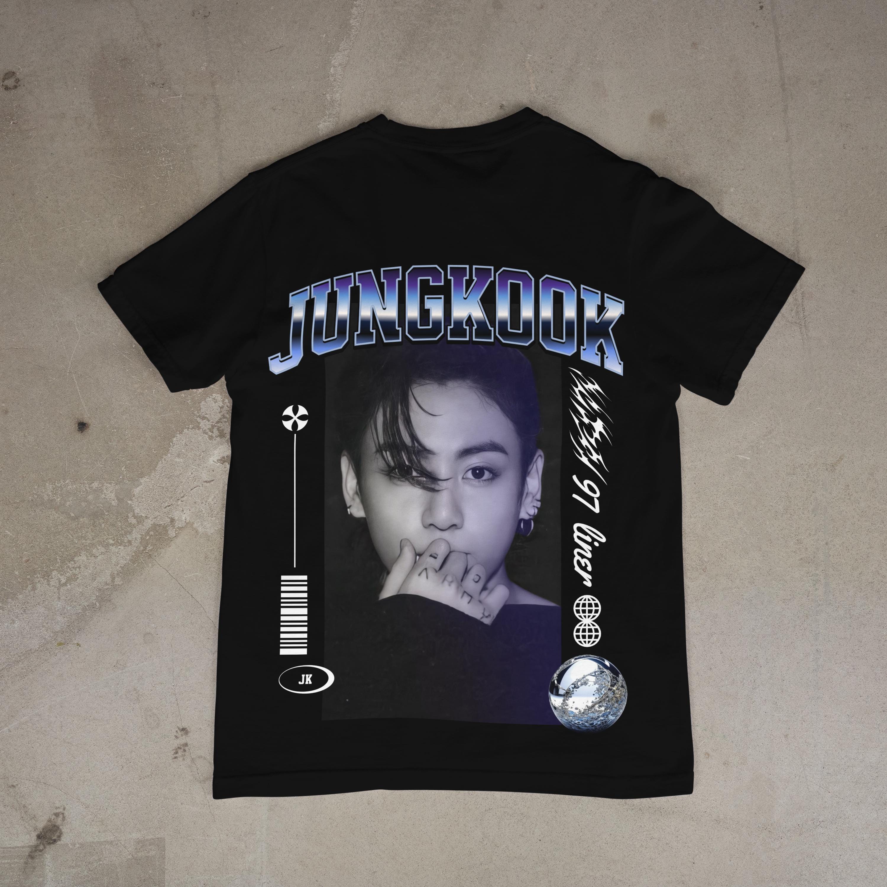 Customizable Kpop Shirt: 5 Photo Design, Soft Cotton Tee