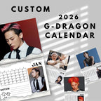 Gdragon Bigbang 2026 wall Calendar