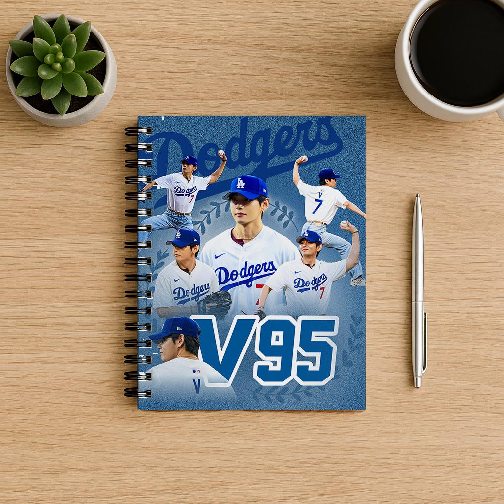 Bts Taehyung Notebook | Kpop Journal for BTS Fans | 118 Page Ruled Notebook